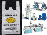 Shopping bag/T shirt bag making product line