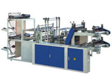 Perforated bag-on-roll making machine