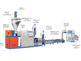 Two stage plastic pelletizer
